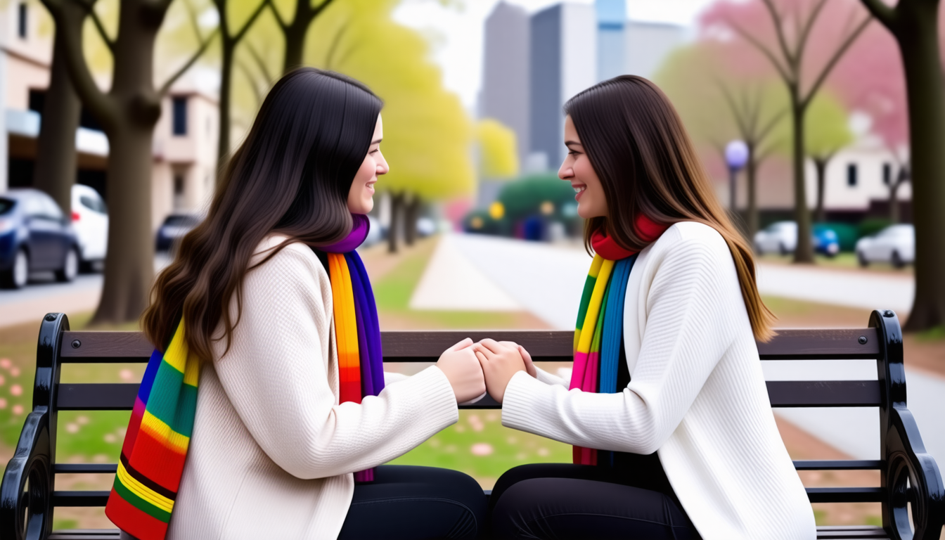 dĂ©couvrez comment une rencontre lgbtq+ sur lâapplication her a bouleversĂ© la vie de claire et manon, donnant naissance Ă une belle histoire dâamour et de confiance.