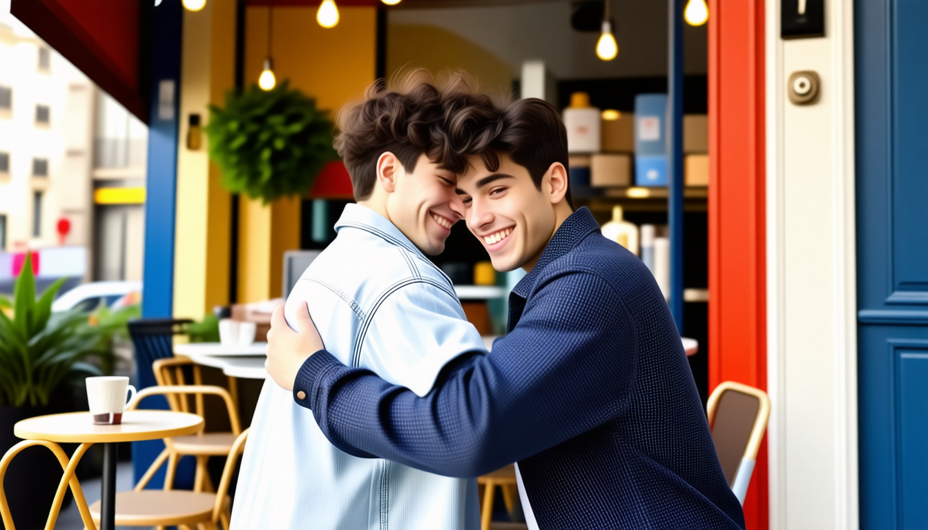 découvrez l'histoire émouvante de léo et matt, une rencontre lgbt sur grindr qui a abouti à un pacs, illustrant l'amour et l'engagement dans la communauté.